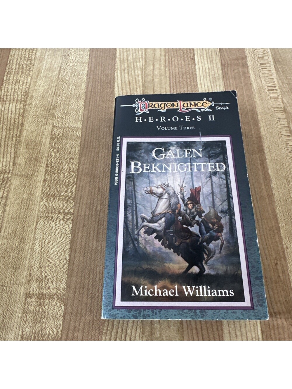 dragonlance heroes ii volume three galen beknighted book, by Michael Williams,